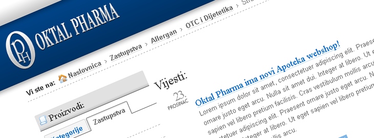 Oktal Pharma catalogue