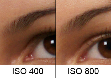 ISO 400 vs 800